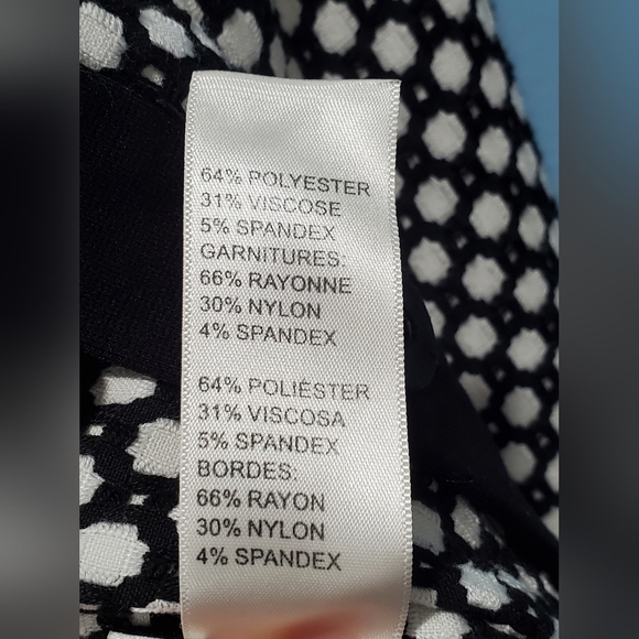 Bundle Only: Doncaster Long Sleeve Jacket B&W Geometrical Blazer Sz 2 - Picture 9 of 12